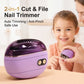 🔥LIMITED TIME PRICE: ONLY 149,95 kr.!!!🔥🌟 2-in-1 Smart Electric Nail Clipper & Polisher ✂️ & Polisher for All Ages 👨‍👩‍👧‍👦 💅