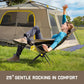 🪑🏕️ 2026 NYHED: 50% RABAT – Multipositions Campingstol – 3/4 Hvilestillinger – Udtraekkelig Fodstøtte  – Karbonstålramme – Premium Oxford-stof – Til Alt Terræn 🌞⛰️✨