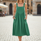 🌸 Tidsbegrænset tilbud ✨ Ærmeløs jumpsuit med brede ben til sommerbrisen