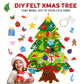 🔔Juletilbud 50% rabat🔔DIY filt-juletræssæt🎄