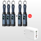 🔌🔑 2026 NYHED: 50% RABAT – 4-i-1 Nøglering Ladekabel – Universal – Flettet Nylon – Digitalt Display – Bærbar – Til Telefon, Tablet & Mere 📱⚡✨