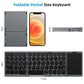 🟔 Sammenklappeligt Bluetooth-tastatur med touchpad