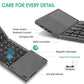 🟔 Sammenklappeligt Bluetooth-tastatur med touchpad