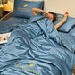 🎁Gør dig klar til sommeren – vaskbart, køligt❄️4-delt sengetøj🛏️