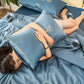 🎁Gør dig klar til sommeren – vaskbart, køligt❄️4-delt sengetøj🛏️