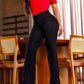 👖50% RABAT NU! 💃 Stretch Flare Jeans til kvinder – høj talje, kropsnær pasform og retrostil ✨