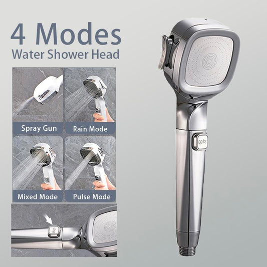 🔥LAST DAY SALE 50%⏳4-mode Handheld Pressurized Shower Head with Pause Switch