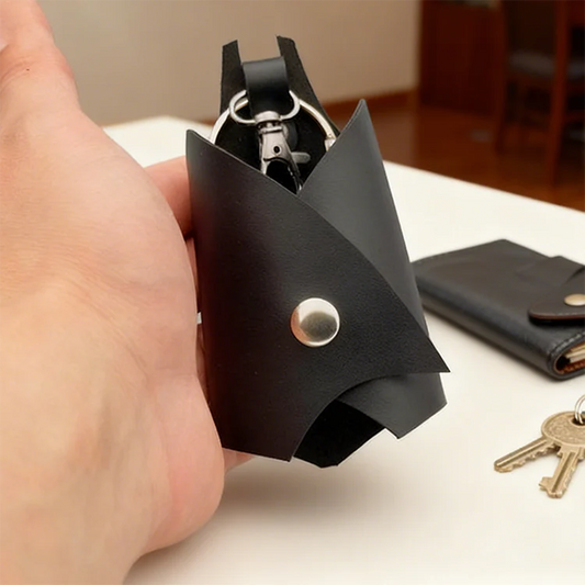 🔥Julekampagne: 50 % RABAT!!!🔥🦇Håndlavet læderpung til mønter