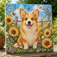 🦬🌻 NU: 50% RABAT I BEGRÆNSET TID – Highland Cow Diamantmalingsæt – Gårdsinspireret Mesterværk – Afslappende DIY – Perfekt til Hjemmedekoration – Unik Gave 🎨✨🤎