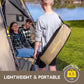 🪑🏕️ 2026 NYHED: 50% RABAT – Multipositions Campingstol – 3/4 Hvilestillinger – Udtraekkelig Fodstøtte  – Karbonstålramme – Premium Oxford-stof – Til Alt Terræn 🌞⛰️✨