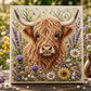 🦬🌻 NU: 50% RABAT I BEGRÆNSET TID – Highland Cow Diamantmalingsæt – Gårdsinspireret Mesterværk – Afslappende DIY – Perfekt til Hjemmedekoration – Unik Gave 🎨✨🤎