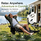 🪑 50% OFF! 🌿 Portable Adjustable Outdoor Folding Chair – Lightweight, Sturdy & Multi-Purpose – Perfect for Garden, Camping, Beach or Patio – Effortless to Carry & Set Up 🏕️✨