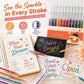 ⏳Sidste dag – 🎁Glitter-gelpen-sæt – skriver glat 🎨