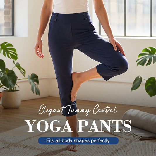 💥Stort udsalg – 70 % rabat👖✨Elegante yogabukser med mavekontrol