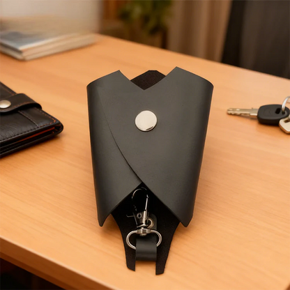 🔥Julekampagne: 50 % RABAT!!!🔥🦇Håndlavet læderpung til mønter