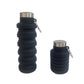 Foldable Silicone Sports Bottle with Hiking Buckle