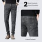 🔥50% OFF👖Slim Fit 6-Pocket Jeans+bælte til mænd