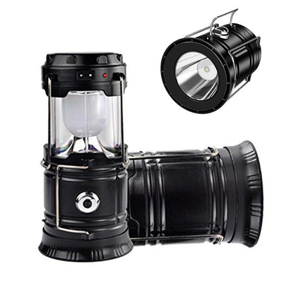 ⛺️ LIMITED-TIME 50% OFF! ✨Solar Camping Lantern‑ Rechargeable Collapsible LED Lamp, IPX4 Waterproof Light with Magnetic Base & Foldable Hanging Hook for Outdoor Emergency