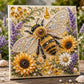 🦬🌻 NU: 50% RABAT I BEGRÆNSET TID – Highland Cow Diamantmalingsæt – Gårdsinspireret Mesterværk – Afslappende DIY – Perfekt til Hjemmedekoration – Unik Gave 🎨✨🤎