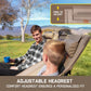 🪑🏕️ 2026 NYHED: 50% RABAT – Multipositions Campingstol – 3/4 Hvilestillinger – Udtraekkelig Fodstøtte  – Karbonstålramme – Premium Oxford-stof – Til Alt Terræn 🌞⛰️✨