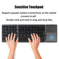 🟔 Sammenklappeligt Bluetooth-tastatur med touchpad