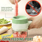 🥳Wireless Food Processor – Cordless, one-touch chop. Perfect for arthritic hands. Kitchen prep made easy⚡🥗
