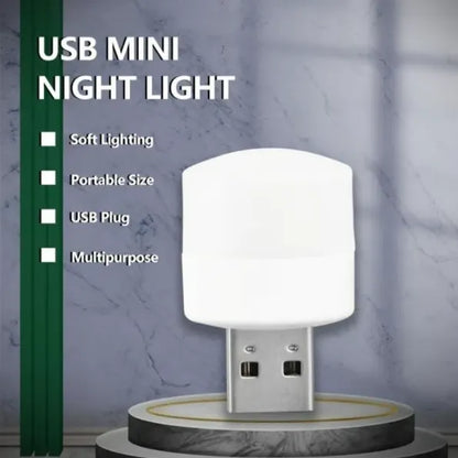Sæt i og lys op med det samme! USB Mini Natlampe