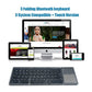 🟔 Sammenklappeligt Bluetooth-tastatur med touchpad