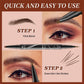 🎉2-In-1 Waterproof Long-Lasting Eyebrow Pen