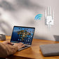🎁Sidste dag: 50% rabat! 🔥 2026 WiFi-forstærker - 1200Mbit/s, dual band (5GHz / 2.4GHz) 📶 Maksimal signalforstærkning - stabil forbindelse i hele huset!