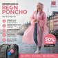 🌧️ KØB 1, FÅ 1 GRATIS 🎁 – Bærbar Kompakt Regnjakke – Vandtæt – Slidstærk – Komfortabel – Nem at Bruge – Til Rygsæk, Taske & Handskerum ☔🧥✨