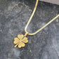 ✨Best Gift📿Gold Plated Lucky Clover Necklace🍀