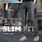 🔥50% OFF👖Slim Fit 6-Pocket Jeans+bælte til mænd