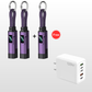 🔌🔑 2026 NYHED: 50% RABAT – 4-i-1 Nøglering Ladekabel – Universal – Flettet Nylon – Digitalt Display – Bærbar – Til Telefon, Tablet & Mere 📱⚡✨