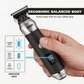 ⏳BEGRÆNSET TID: 50 % RABAT! 🏆Luksuriøst 3-i-1 professionelt plejesæt til mænd – T-Blade-trimmer, foliebarbermaskine og næsetrimmer – med LED-display og USB-opladning