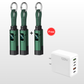 🔌🔑 2026 NYHED: 50% RABAT – 4-i-1 Nøglering Ladekabel – Universal – Flettet Nylon – Digitalt Display – Bærbar – Til Telefon, Tablet & Mere 📱⚡✨
