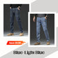 🔥50% OFF👖Slim Fit 6-Pocket Jeans+bælte til mænd