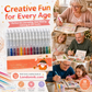 🎨🖊️ NU: 50% RABAT I BEGRÆNSET TID – Gelpenne – Superglatte Linjer – Unikke Farver – Fin Kugleformet Spids – Syrefri – Giftfri – Til Kreativitet & Skrivning 🌈✍️✨