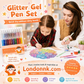 🎨🖊️ NU: 50% RABAT I BEGRÆNSET TID – Gelpenne – Superglatte Linjer – Unikke Farver – Fin Kugleformet Spids – Syrefri – Giftfri – Til Kreativitet & Skrivning 🌈✍️✨
