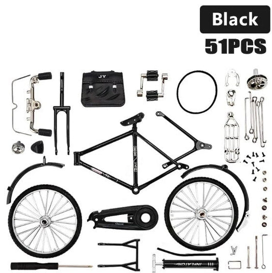 🔧 50 % RABAT PÅ HOT SALE! ✨ DIY-cykelmodelkit – præcisionsbyggesæt med værktøj til børn og voksne 🚴‍♂️🎁