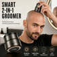 ✂️🔋 NU: 50% RABAT I BEGRÆNSET TID – Smart 2-i-1 Trimmer – Digitalt Interface – 30-Blades Præcisionsklip – 360° Flydende Komfort – Til Ujævn Barbering 🧔✨🛡️