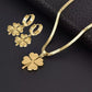 ✨Best Gift📿Gold Plated Lucky Clover Necklace🍀