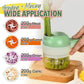 🥳Wireless Food Processor – Cordless, one-touch chop. Perfect for arthritic hands. Kitchen prep made easy⚡🥗