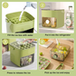 🥳2026 HOT SALE🏖️✅Et must-have til sommeren🥤🧊 Isterningsform med opbevaringsrum – 48 isterninger ad gangen, lækagesikkert låg. Kan stables og sparer plads. Inkluderer isskovl og tang.