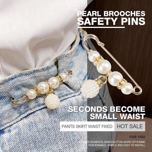 ✨ Køb 1, få 1 GRATIS: Perlekorset-broche | Elegant mode-broche til talje og krave