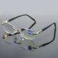 Sapphire High Hardness Anti Blue Light Intelligent Dual Focus Reading Glasses