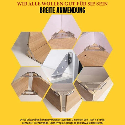 🔥Hot salg 50% RABAT🎁Rustfrit stål trekantet støtte