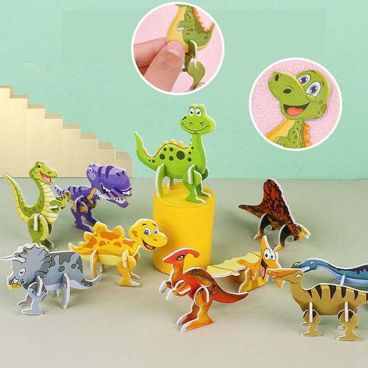 DIY CartoonThree-dimensional Assembly Puzzle (25pcs/set)