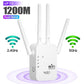 🎁Sidste dag: 50% rabat! 🔥 2026 WiFi-forstærker - 1200Mbit/s, dual band (5GHz / 2.4GHz) 📶 Maksimal signalforstærkning - stabil forbindelse i hele huset!