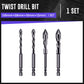 High-strength Eccentric Twist Drill Bit